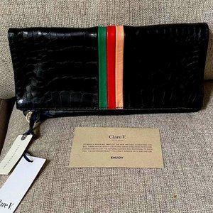 Brand New Clare V. Foldover Clutch